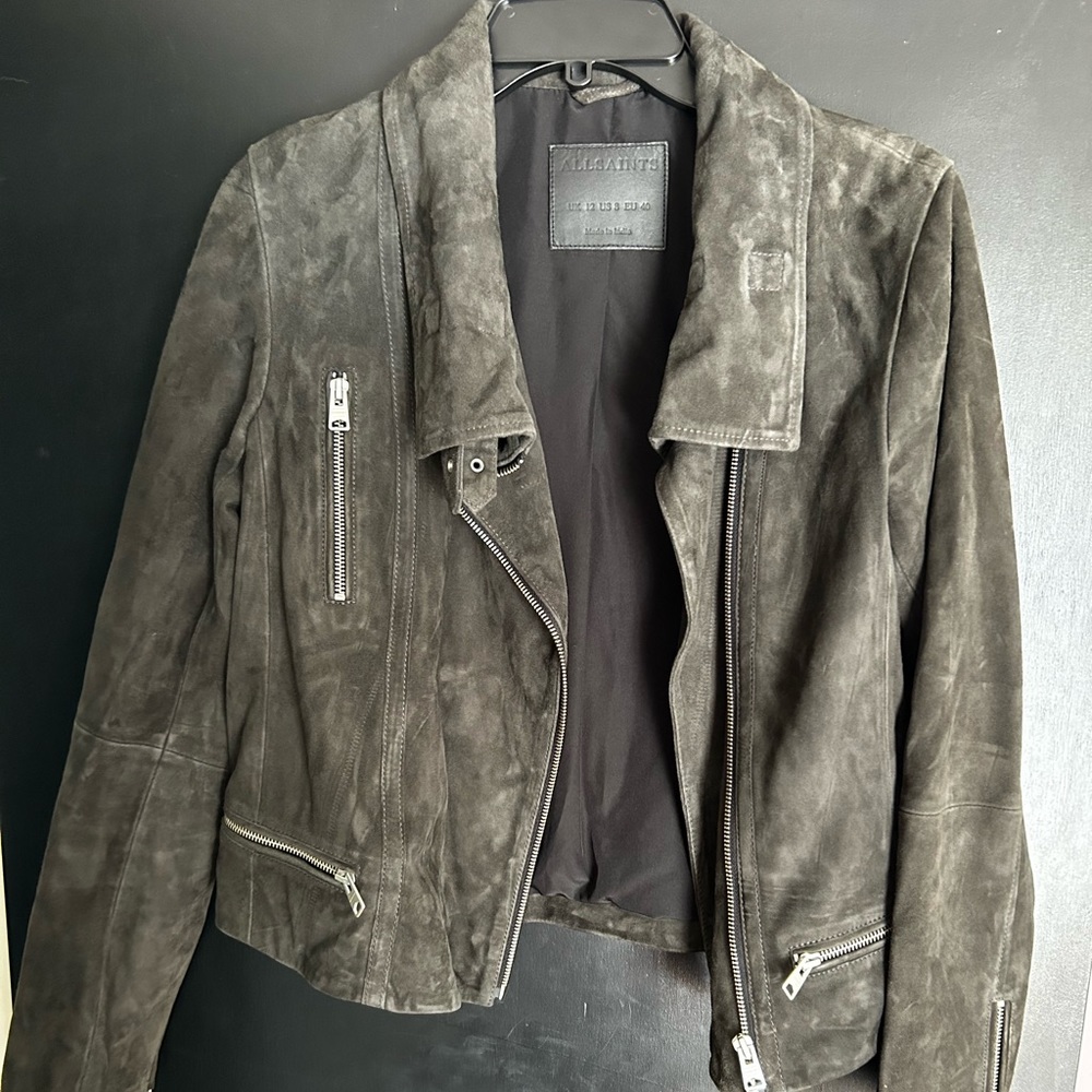 All Saints suede jacket
